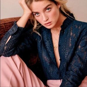 NWT Sezane Navy Cuzco 38